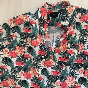 Obey Men’s Hawaiian button-down shirt
